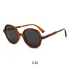 Novos Óculos de Sol Retro de Alta Qualidade para Viagem ao Ar Livre, Look Sem Maquiagem, Proteção UV, Tendência Tr Óculos de Sol Polarizados com Lentes Flat