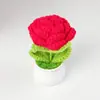 Suministro Transfronterizo de Amazon de Ramilletes de Flores Eternas, Flores Secas, Flores de Hilo, Flores Artificiales Tejidas, Mini Adornos para Coche al por Mayor