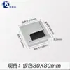 Placa Cubierta para Agujero de Cable de Escritorio de Computadora Caja de Cables para Escritorio de Aleación de Aluminio Caja de Cables con Tapa abatible Caja de Paso de Cables Cubierta Decorativa para Agujero