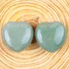 Adorno de Corazón de Piedra Natural 30mm No Poroso Corazón de Melocotón Cristal Piedra Bruta Piedra de Bolsillo para Meditación Regalo del Día de San Valentín