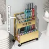 Estante de pie para paraguas Estante de almacenamiento Cubo para paraguas de puerta Vestíbulo de hotel Aula Clase Gran capacidad Estante de almacenamiento para paraguas comercial