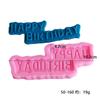 DIY bolo assando molde caso Inglês Feliz Aniversário cartão de chocolate decoração bolo molde de silicone