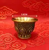 Directamente del fabricante: Copa de Agua de Ocho Tesoros de Latón, Copa de Agua Sagrada Auspiciosa, Adorno Artesanal, Cuenco de Ofrendas, Decoración del Hogar para Guanyin