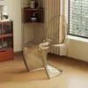 Silla Panton silla moderna para el hogar silla de comedor de diseñador silla nórdica silla simple de plástico moderna con respaldo para discusiones y taburete de maquillaje