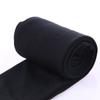 Calças de Inverno com Estribo de Cobertura Total Cor Sólida Cintura Elástica Leggings Quentes Engrossadas Skinny Leggings Bootcut Pretas