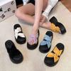 Novas e Populares Sandálias de Plataforma para o Verão Feminino 2025, Estilo Fada e Sandálias Abertas Elegantes que Aumentam a Altura