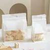 Sacos de embalagem para pão de forma, sacos descartáveis transparentes para embalagem de croissants e mochi, embalagem para panificação de doces e pão de forma fatiado