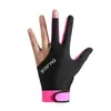 Guantes de Billar con Tres Dedos Expuestos, Antideslizantes, Resistentes al Desgaste de 9 Bolas, Snooker, Guantes de Billar de Seda de Hielo para Adultos al por Mayor