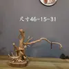 Adornos de Talla de Raíz de Ciprés de Acantilado de Taihang, Tallas de Madera Natural de Forma Libre de Guanyin y Maitreya, Artículos de Regalo, Artesanías de Madera Añeja