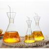 Botella de Aceite Multifuncional para Cocina, Vidrio Resistente a Altas Temperaturas Aceite de Sésamo, Aceitera Doméstica, Juego Antigoteo, Botella para Condimentos, Botella Resistente al Calor para Aceite y Vinagre