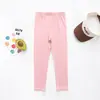 Leggings de Verano para Niños, Pantalones Dulces Versátiles de Fibra de Madera para Niños, Pantalones Elásticos para Niños, Delgados de 9 Puntos para Niñas