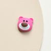 Série de desenhos animados urso morango resina remendo decoração material diy jóias artesanais cola creme celular caso acessórios