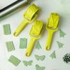 Molde de Biscoito Doméstico Cortador Rolo para Massa Moedor Molde de Biscoito Utensílios de Corte para Assar Bolo Massa Faca de Flor de Plástico
