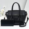 Comércio Exterior Em Estoque 2023 Nova Bolsa Feminina da Moda Conjunto de Duas Peças Vintage Ombro Transversal Bolsa Tote Feminina