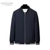Chaqueta de Collar de Béisbol Explosiones Chaqueta Hombre Primavera y Otoño Cuello Vertical Botón Oculto Chaqueta 2024 Nueva Chaqueta de Otoño Versátil