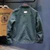 Jaqueta Jeans Lavada Estilo Motociclista Nova Primavera e Outono 2026 para Homens, Jaqueta Casual Tendência de Algodão Puro com Gola Reversível