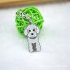 Chaveiro Pingente Pet Mais Vendido Shar-Pei Liga de Zinco Esmalte Joia Shih Tzu Colar Pingente Placa de Identificação para Cachorro