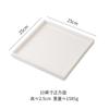 Portacepillos de Dientes Cerámico para Baño Sin Taladrar Estante de Almacenamiento de Pasta de Dientes para Lavabo de Baño Bandeja de Almacenamiento para Lavabo