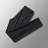 Calça Social Masculina Temporada Primavera e Outono 2025 Slim Reta com Cintura Elástica, Calça Social de Negócios Elástica Fina Juvenil de Luxo