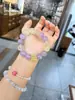 Pulsera Multitalismán de Citrino de Partículas Grandes de Cristal Natural Pulsera Regalo para Mejor Amiga Verano Amatista Nuevo Estilo