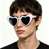 Gafas de sol con forma de corazón, gafas de sol con forma de corazón de amor, gafas de corazón de moda para fiesta, estilo europeo y americano