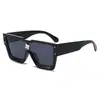 Gafas de Sol de Diamantes Transfronterizas para Mujer, Gafas de Sol de Marco Grande Estilo Europeo y Americano de Alta Gama con Lentes de Una Pieza de Moda para Damas