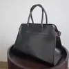 Bolso de Mano de Piel de Vaca de Alta Calidad 15 pulgadas Casual Gran Capacidad Bolso Tote Normcore Ropa de Trabajo Diario Bolso de Piel Genuina