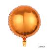 Em estoque 18 polegadas estrela de cinco pontas balão de alumínio amor balão quadrado redondo festa casamento aniversário balão