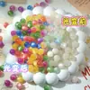 Contas de Resina que Mudam de Cor 8-16mm com Furo Passante para Pulseiras e Colares Artesanais DIY Materiais