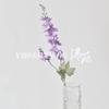 Garfo duplo flocado grande andorinha voadora flor artificial casamento decoração de casamento flor Jacinto grama andorinha voadora flor falsa alta Mil Gerações Azul