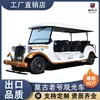 Nuevo Oficina de Ventas de 8-11 Asientos Retro Eléctrico Turístico Coche Clásico Hotel Atracción Turística Vehículo de Cuatro Ruedas para Visualización de Inmuebles