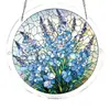 Nuevo producto transfronterizo: Decoración para el Hogar Adorno Colgante de Rompecabezas Acrílico Pintado, Atrapasol Redondo, Decoración Colgante para Jardín