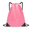 Mochila de Cordão Dupla Personalizada Leve para Treinamento de Fitness Basquete Evento Publicidade Bolsa de Armazenamento Esportivo Atacado