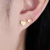 Exclusivo transfronteiriço para brincos simples e requintados tendência sensação de alto padrão acupuntura auricular estrelas lua brincos versáteis personalizados criativos