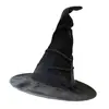 Chapéu de bruxa lolita de halloween chapéu de bruxa retrô chapéu de mago preto chapéu de bruxa cos chapéu de bruxa