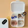 Caja de Almacenamiento Portátil Mini Simple Pastillas Dulces Productos de Salud Esponja Tapones para los Oídos Joyería Pequeña Caja de Almacenamiento para Viajes