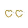 Pendientes de plata de ley S925 con forma de corazón, diseño de estrella de cinco puntas, sencillos y combinables, para mujer, outlet de fábrica.