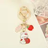 Llave de Metal Frutal Linda de Paz y Alegría Colgante Creativo de Carpa Colgante de Buena Suerte Colgante para Bolso Regalo
