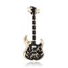 Broche de ramillete con forma de guitarra de esmalte al óleo de aleación creativa de moda coreana, fabricantes de joyas al por mayor