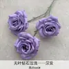 Ramo de Flores Artificiales Rosa Diamante de 3 Piezas Producto Terminado Flores de Seda Artificial para Arreglos de Boda Flores de Plástico para Decoraciones de Boda