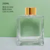 En stock 50 ml100 ml150 ml200 ml botella cuadrada de aromaterapia botella de aceite esencial botella desodorante para inodoro botella de vidrio volátil