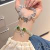 Nueva Pulsera China de Cristal con Cuentas de Esmalte de Mariposa, Moda Nicho, Pulsera de Estilo Chino Simple para Combinar con Todo