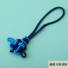 Nudo Chino Auspicioso Borla de Doble Color Accesorios Colgantes DIY Nudo Chino Pequeño Regalo Asa de Cordón