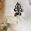 Estante de Hierro Fundido Estilo Europeo Vintage para Papel Higiénico, Toallas de Papel, Portarrollos, Estante de Almacenamiento para Uso Doméstico