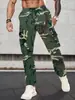 Nuevos Pantalones Cargo para Hombre de Amazon, Estilo Europeo y Americano, Comercio Exterior Independiente, Cordón, Bolsillos Múltiples, Casual, Largos