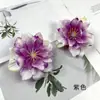 Flores Simuladas de Peonía Pequeña de Fénix Paquete de Materiales para Pasador Hecho a Mano Flores Falsas de Loto de Nieve Decoración de Pared de Flores de Boda Arreglo Floral