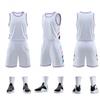 Traje de Baloncesto Personalizado al por Mayor de Velocidad Traje para Hombre de Secado Rápido Transpirable Traje de Entrenamiento Uniforme de Equipo de Competición Estudiantil Sello de Unidad