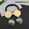 Yingyi Joias DIY Base para Pente de Brocado Song com Tampa Ruyi Laço Estilo Chinês Tecido Patchwork Material Acessórios