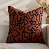 Em Estoque Mais Vendido Fronha Estilo Chinês Retrô Capa de Almofada de Veludo Tendência para Sofá Modelo de Luxo Fronha para Sala