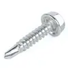 Tornillo autorroscante autorroscante hexagonal de acero inoxidable DIN7504K con cola de taladro hexagonal externa tornillo autorroscante autorroscante